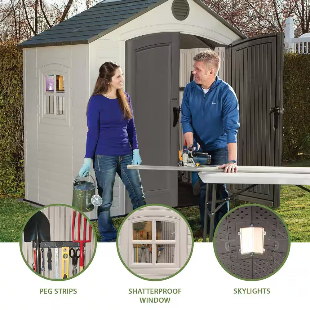 8 Ft. X 5 Ft. Resin Outdoor Storage Shed