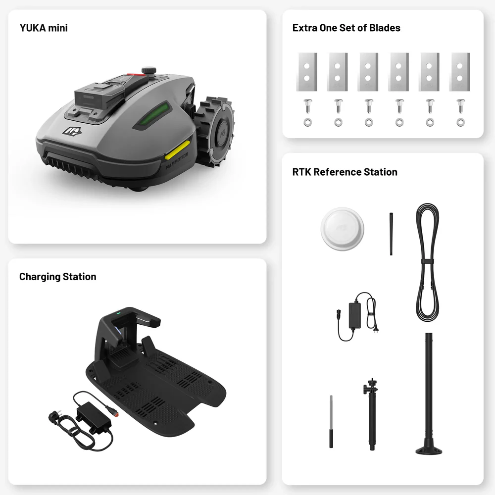 MAMMOTION YUKA Perimeter Wire Free Robot Lawn Mower